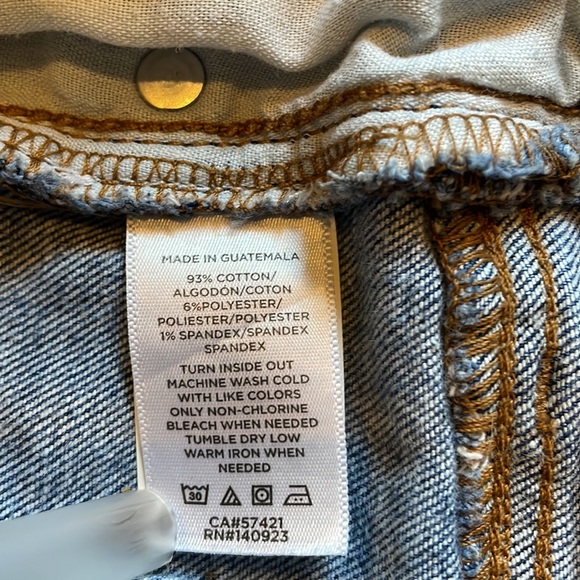 Loft high waist skinny jeans, slim pockets, women’s size 28 petite - Picture 5 of 16